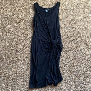 Black skin tight dress